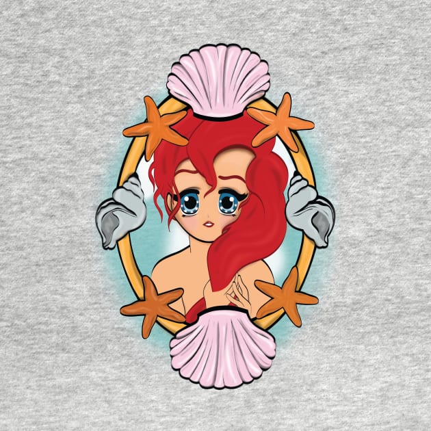 Manga Mermaid by DaintyMoonDesigns